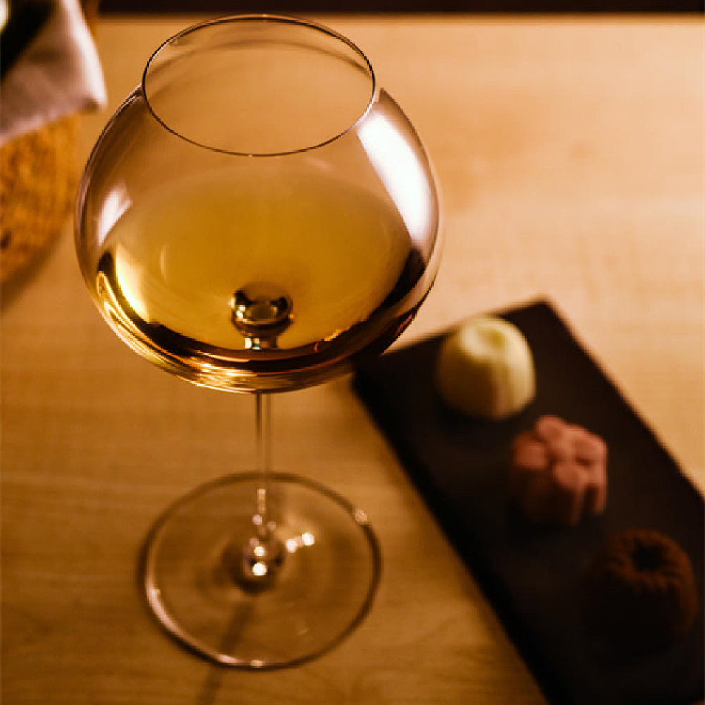 Elevate Your Dining Experience with Our Elegant Crystal Stemmed Decorative Serving Glass